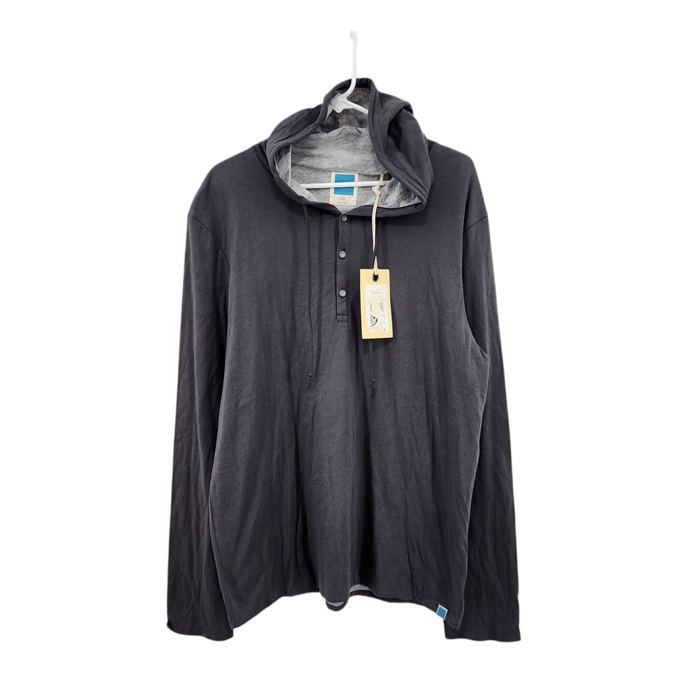 Jason Scott Men's 100% Pima Cotton Slate Gray Hoodie